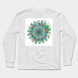 PRETTY ART MANDALA #44 Long Sleeve T-Shirt